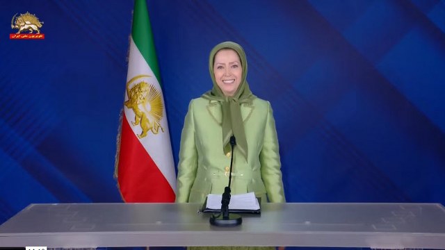 پیام خانم مریم رجوی به تظاهرات کهکشان ایران آزاد در برلین