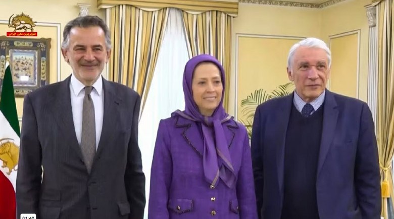 دیدار و گفتگوی خانم #مریم_رجوی با آقایان ژیلبر میتران و ژان فرانسوا لوگاره - #FreeIran2023