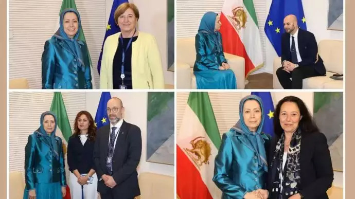 دیدارهای خانم #مریم_رجوی با نمایندگان پارلمان اروپا - #آری_به_جمهوری_دمکراتیک #قیام_تا_سرنگونی