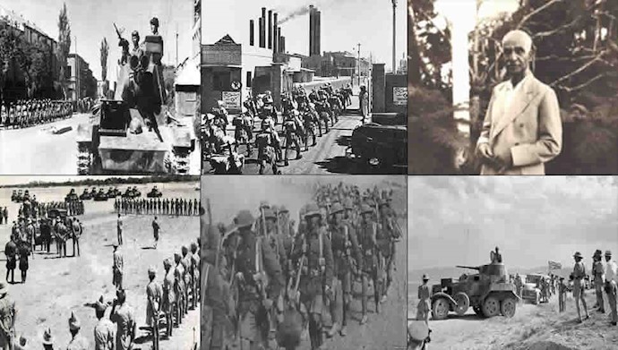  ۳شهریور ۱۳۲۰ - ۲۵اوت ۱۹۴۱ - اشغال ایران در جنگ جهانی دوم توسط متفقین - فرار و فروپاشی ارتش سرکوبگر رضاشاه طی ۳ساعت - #نه_شاه_نه_شيخ #قيام_تا_سرنگونى