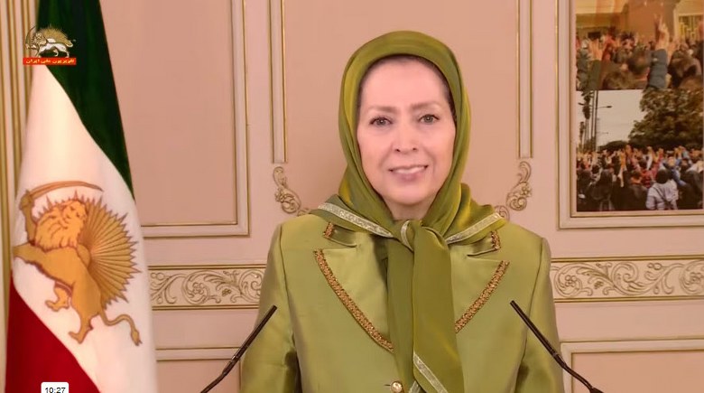 پیام خانم #مریم_رجوی به تظاهرات بروکسل در سالگرد #قيام_سراسری  مردم #ایران - #قیام_ادامه_داره