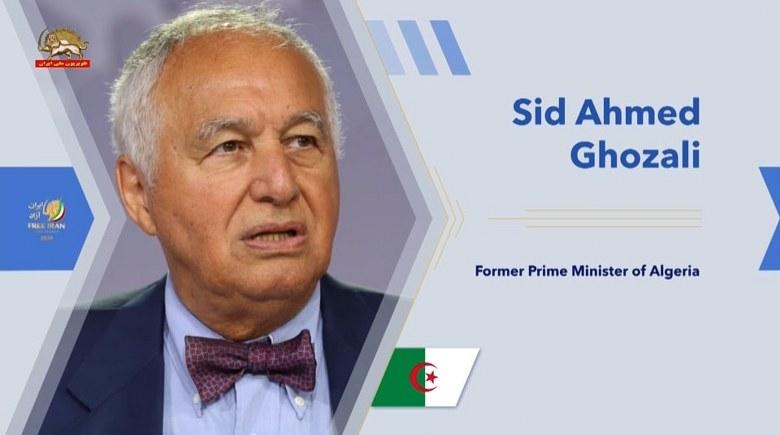 سخنرانی سید احمد غزالی نخست وزیر پیشین الجزایر