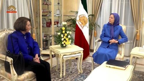 دیدار خانم #مریم_رجوی با خانم دومینیک آتیاس در اورسوراواز ـ فرانسه