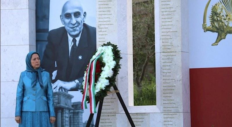  مریم رجوی: سلام بر مصدق بزرگ پیشوای فقید نهضت ملی ایران 