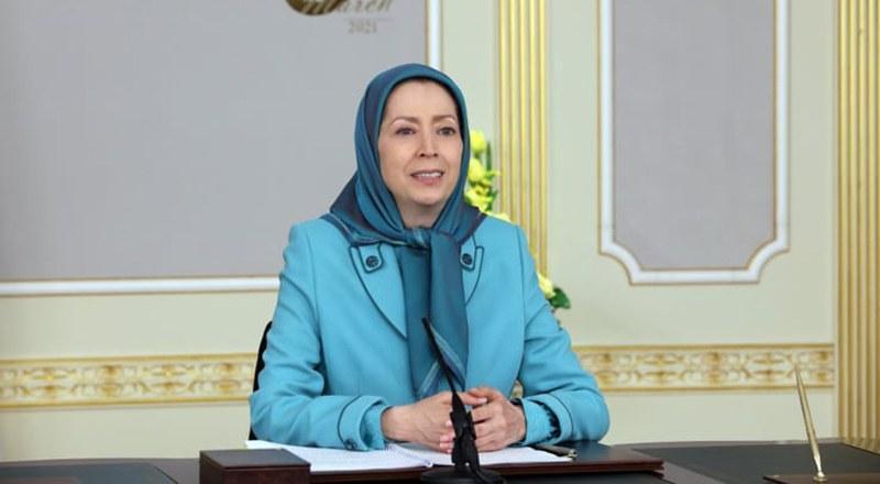 سخنرانی خانم مریم رجوی ـ می توان و باید از دل بیماری و سرکوب و فقر آزادی و برابری را به پیروزی رساند